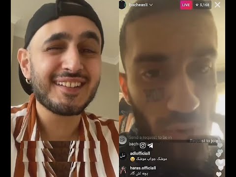 لایو دعوای خلسه و داریوش تبهکار بخاطر تتلو