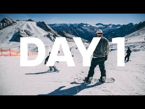 GRILOG 3.5 / 1st DAY on the HILL with MAXX / 5 year old riglet snowboarder on Hintertux