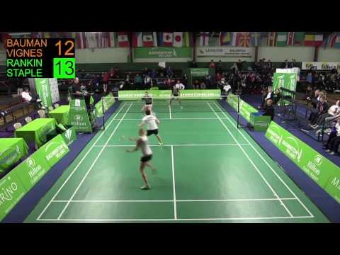 R32 - WD - L. Baumann / T. Vignes Waran vs. A. Rankin / M. Stapleton - Carlton Irish Open 2013