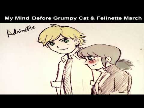 Miraculous Ladybug Comics "Grumpy Cat & Felinette March"