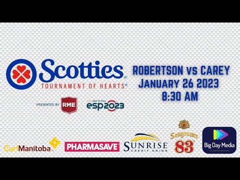 ROBERTSON vs CAREY - 2023 Scotties Tournament of Hearts presented by RME - 8:30am