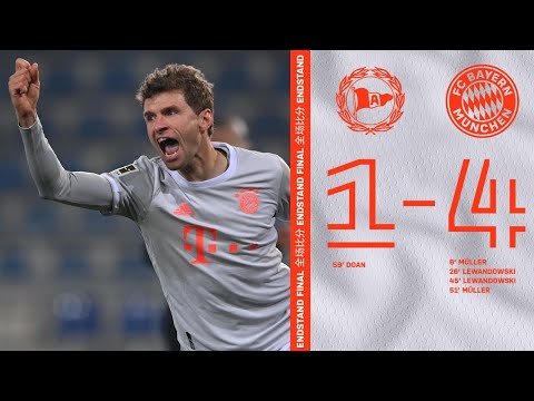Lewandowski & Müller schnüren Doppelpack! Highlights Arminia Bielefeld - FC Bayern 1:4