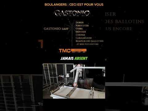 Le robot Gastonio déplaçant des plaques