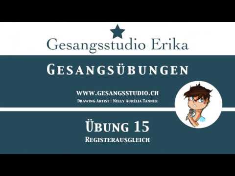Singen lernen : Gesangsübungen : Übung 15  : Registerausgleich : Glissando