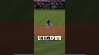 Andrés Giménez climbs the ladder ???? #MLB #BlueJays