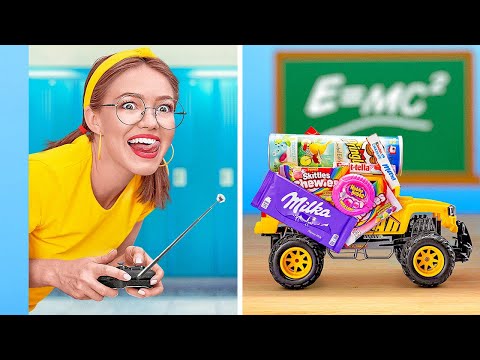 WIE MAN ESSEN INS KINO SCHMUGGELT || COOLE LIFE HACKS MIT 123 GO! FOOD