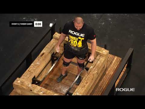 Mateusz Kieliszkowski Record Breaking Frame Carry at the 2020 Arnold Strongman