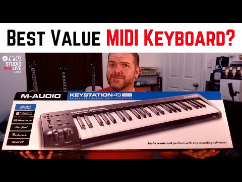 How to connect and use a MIDI keyboard with an iPad | M-Audio Keystation 49 MK3