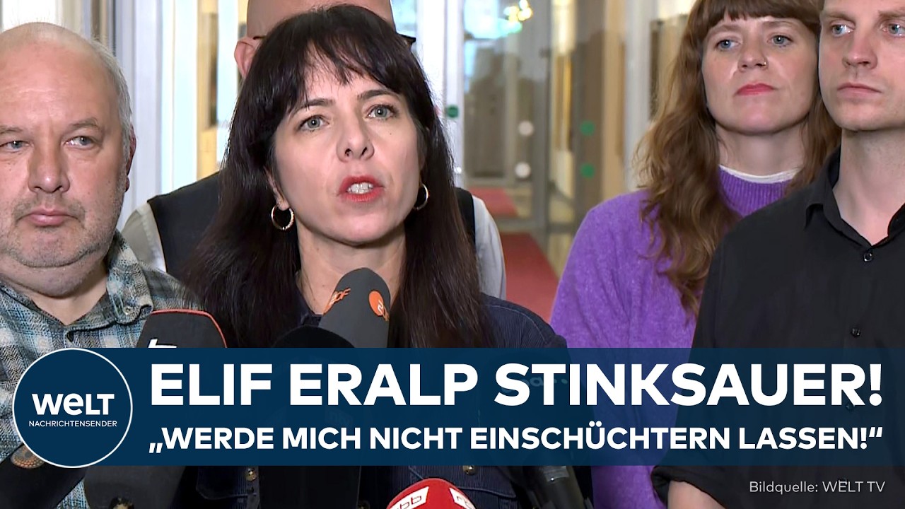 BERLIN: Aufgeregtes Statement von Elif Eralp! Harter Kurs gegen Gewalt, Terror und Kriminalität!