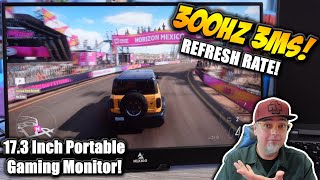 300Hz LOW LAG Portable Gaming Monitor Review! NexiGo NG17FGQ 17.3 Inch