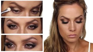 Bronzed Eyes For Bronzed Skin | Rihanna Inspired MakeUp | Shonagh Scott | ShowMe MakeUp