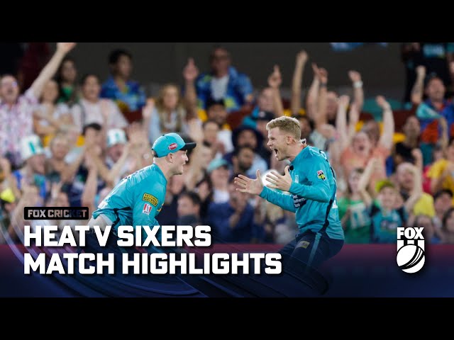 Brisbane Heat vs Sydney Sixers – Match Highlights | Fox Cricket | 01/01/2023
