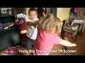 Young Boy Pushes Sister Off Her Scooter Supernanny