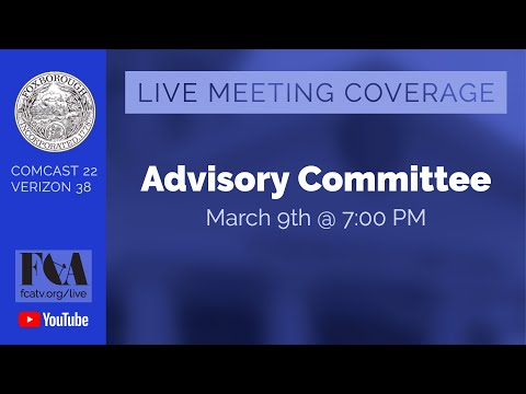 Thumbnail for Advisory Committee 3/9/22