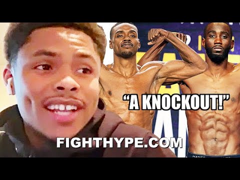 SHAKUR STEVENSON "KNOCKOUT" SPENCE JR. VS. CRAWFORD PREDICTION; KEEPS IT 100 ON WHAT BOTH DO BEST
