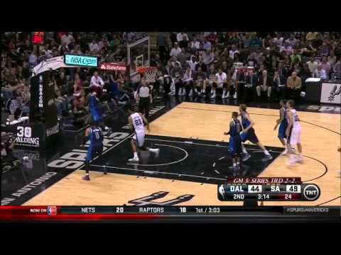 NBA, playoff 2014, Spurs vs. Mavericks, Round 1, Game 5, Move 20, Samuel Dalembert, save