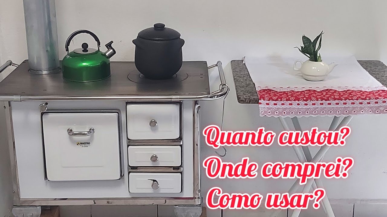TUDO SOBRE MEU FOGÃO A LENHA ECONÔMICO -MAESTRO N.1