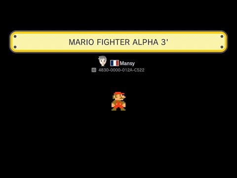 Super Mario Maker - MARIO FIGHTER ALPHA 3'
