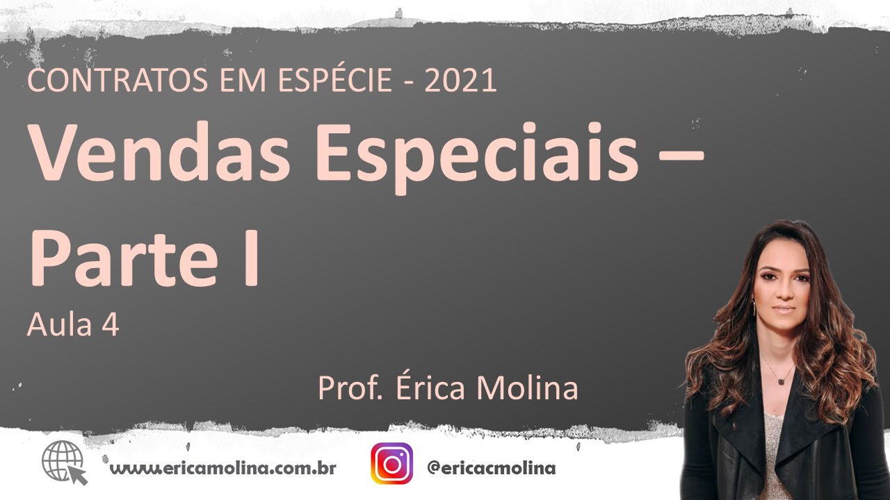 AULA 4 - VENDAS ESPECIAIS - PARTE I 1
