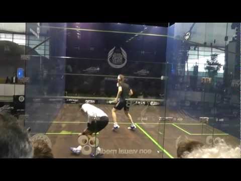 Mohamed El Shorbagy vs. James Willstrop - 2012 British Open - Creativity and length