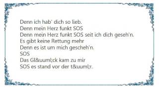 Costa Cordalis - S.O.S Lyrics