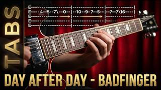 Day After Day - Badfinger - EASY Guitar Lesson With Tabs