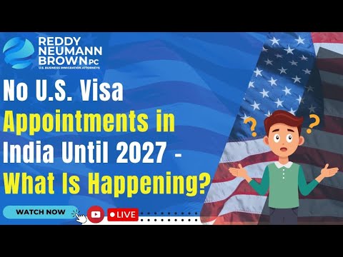 No U.S. Visa Appointments in India Until 2027 – What Is Happening?