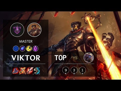 Viktor Top vs Poppy - EUW Master Patch 10.5