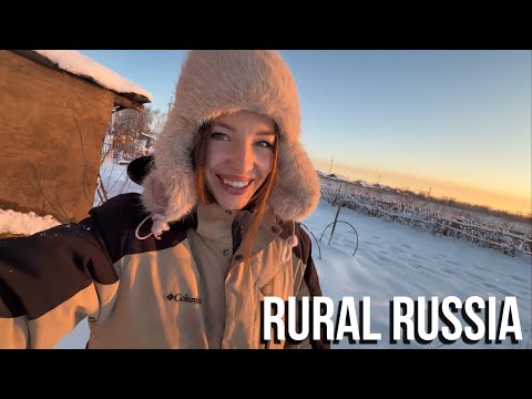 Just an Ordinary Day in a SIBERIAN Village: Cleaning the Chicken Coop, Beautiful snow & Adventures❄️