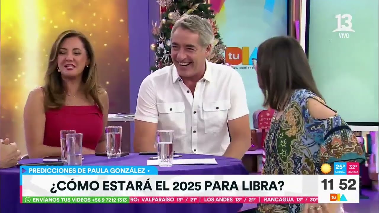 Paula González: 2025 de Libra, Escorpio y Sagitario, Neme, JC Rodríguez y Monsalve| Tu Día |Canal 13