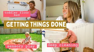PRODUCTIVE WEEK IN MY LIFE🤗💓...toy rotation, cleaning and switching to the floor bed...
