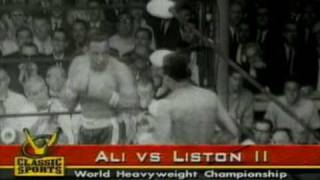Ali vs Liston - Fight 2 - 1st Round Knockout