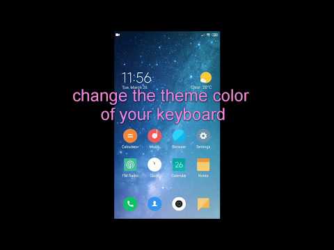 redmi note4 keyboard theme