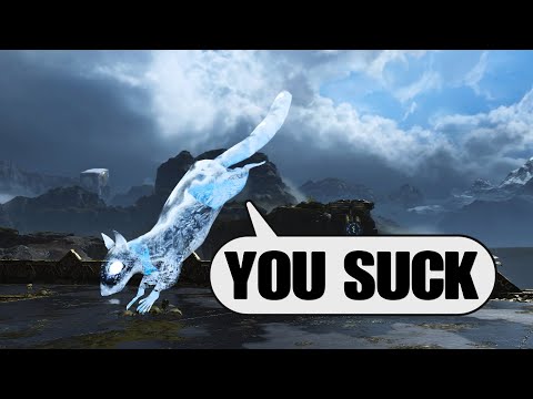 Ratatoskr antagonizing Kratos and Atreus - All dialogue (God of War 2018)