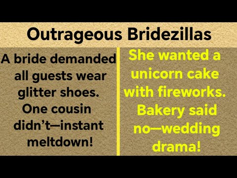 💍 Bridezillas Gone WILD! The Most Ridiculous Wedding Demands Ever 😱