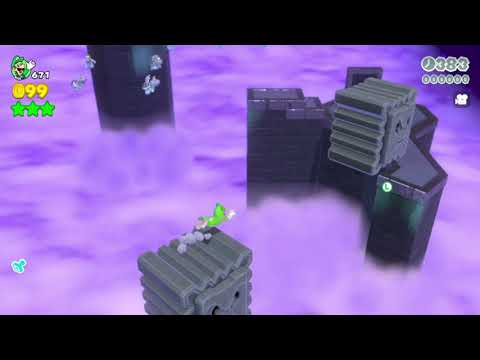 Super Mario 3D World (Switch) 8-4 100% Speedrun - Time: 91 (WR) (Full Session)