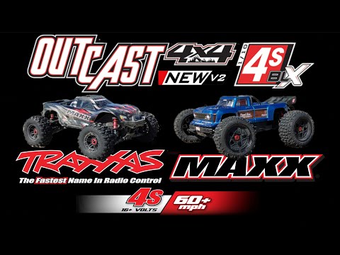 NEW Arrma Outcast 4s V2 vs Traxxas MAXX V2 an Unbiased Opinion