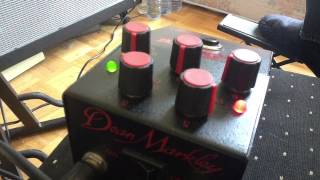 Video thumbnail for Dean Markley Overlord over drive pedal by james Cooper