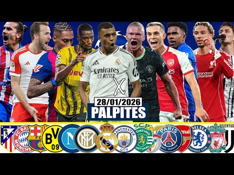 ⚽🌍PALPITES FUTEBOL HOJE QUARTA FEIRA 28/01/2026 QUARTA DE LIGA & BRASILEIRÃO + TRIPLA🌍⚽
