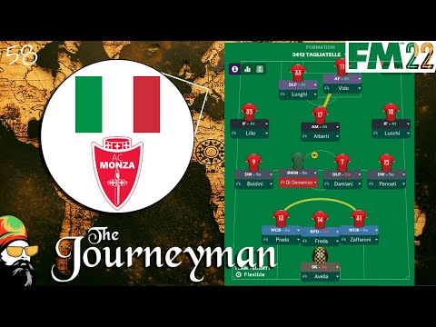 FM22 Journeyman - New UNBEATABLE Tactic - EP58 - AC Monza - Italy