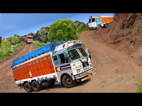Indian Truck Simulator 3D Game for Pc। Cargo Truck Driving game With Steering Wheel