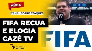 FIFA MUDA DISCURSO E AGORA ELOGIA CAZÉ TV #ricardofeltrin