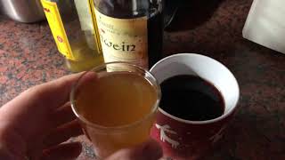 How to make mulled wine with shot (shooter) in microwave oven recipe