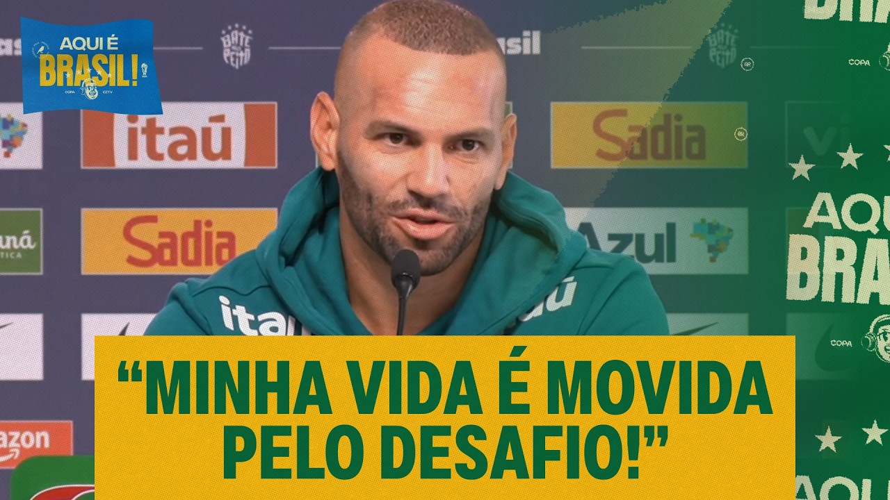 COLETIVA DA SELEÇÃO! WEVERTON FALA SOBRE EMOÇÃO DE SER CONVOCADO PARA MAIS UMA COPA | AQUI É BRASIL