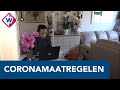Robert Fabre van de gemeente Den Haag werkt vanuit huis vanwege de coronamaatregelen