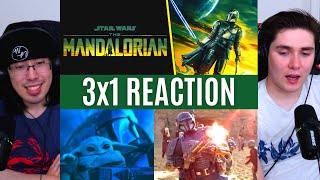 REACTING to *3x1 The Mandalorian* MANDO BATTLE!!! (First Time Watching) TV Shows