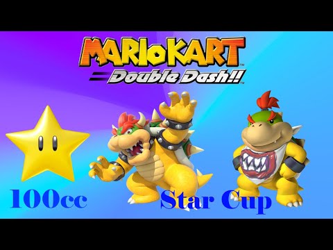 Mario Kart Double Dash Star Cup 100cc (Bowser & Bowser Jr.)