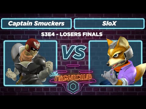 The Nightclub S3E4: Captain Smuckers (Falcon) vs SloX (Fox) - Losers Finals SSBM