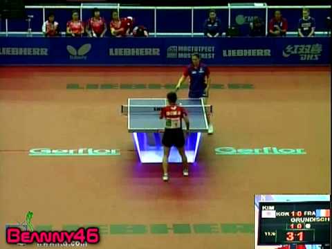 Kim Kyung Ah vs Carole Grundisch (2010 WTTC)