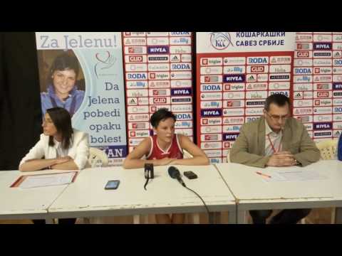 Danijela Rizvić, Anđela Radović, utisci posle meča Radivoj Korać - Vršac 75:47